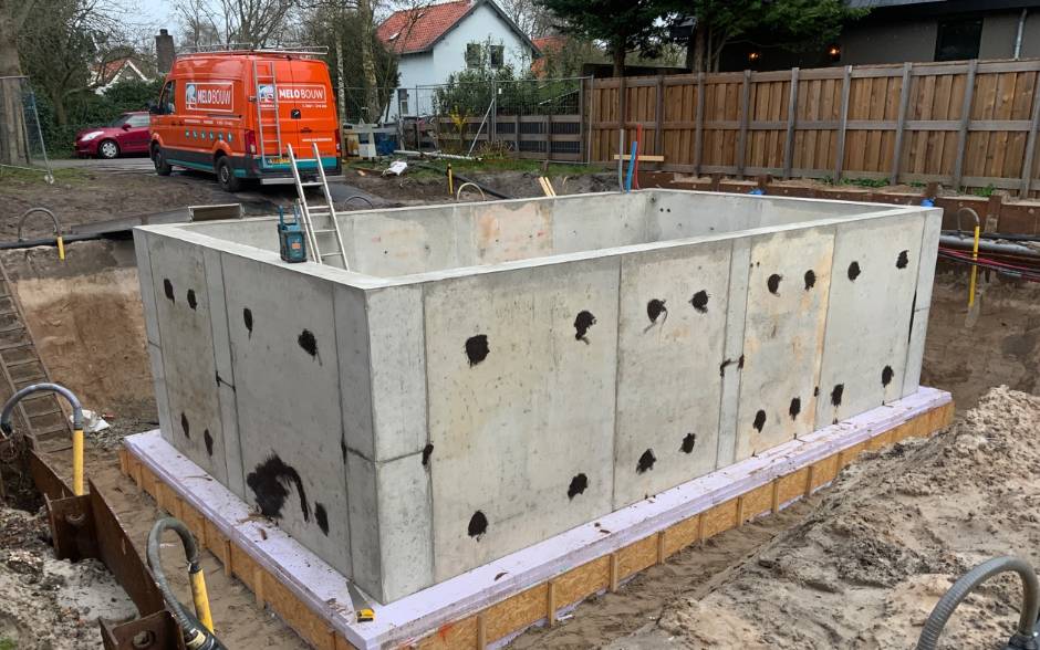 Kelder bouwen betonbouw